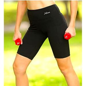 NWT☆ NIRLON BLACK RUNNING, YOGA, BIKE  EXERCISE SHORTS SIZE LARGE